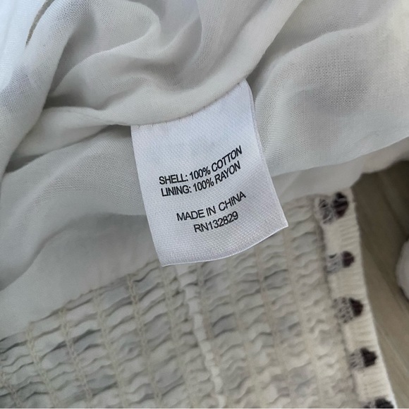 Majorelle revolve emily white long sleeve blouse top maroon polka dot size S - Picture 10 of 14